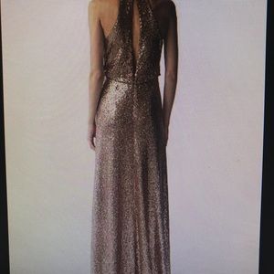 Floor length sequin gown size 10